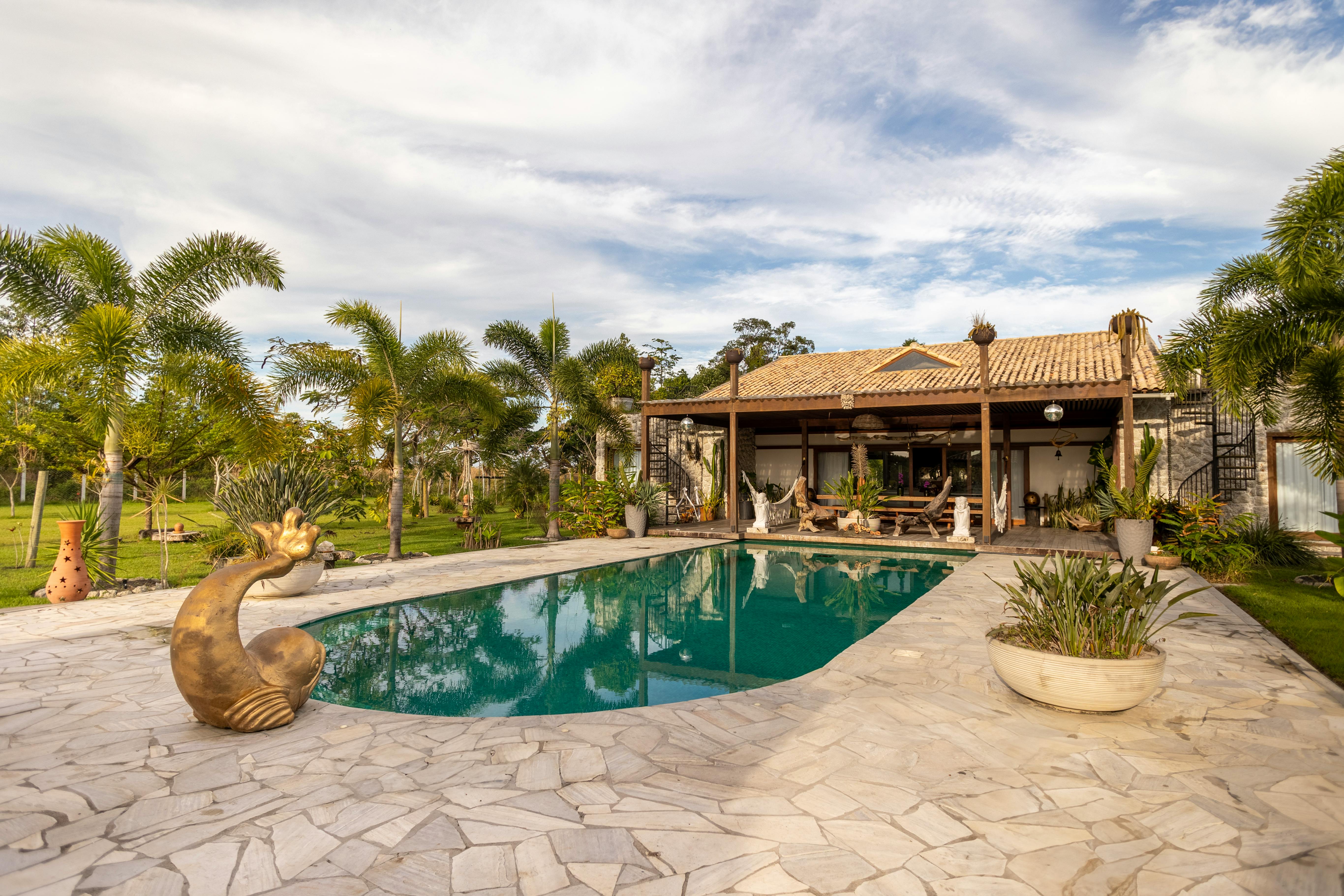 Backyard of Villa